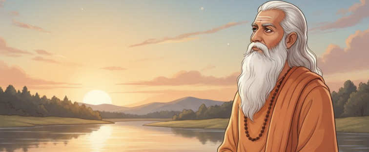 Parijatha Jyotish Dresden - Artikelbild - Jyotish ist mehr als Astrologie - Parasara Muni meditiert